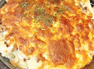 じゃがいもとひき肉の重ね焼き♪-レシピのメイン写真