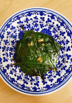 簡単エゴマのにんにく醤油漬け-レシピのメイン写真