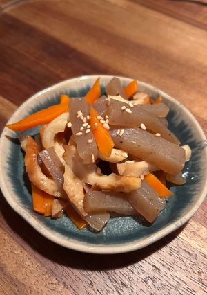 にんじんこんにゃくちくわのきんぴら-レシピのメイン写真
