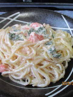 クリームチーズたらこマヨパスタ😋-レシピのメイン写真