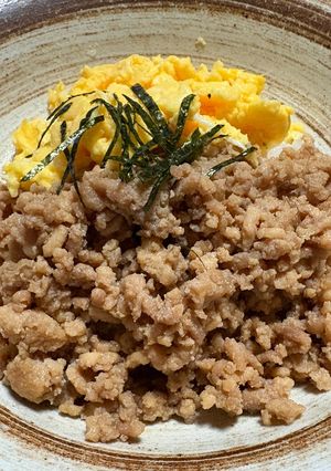 【基本】鶏そぼろ丼-レシピのメイン写真