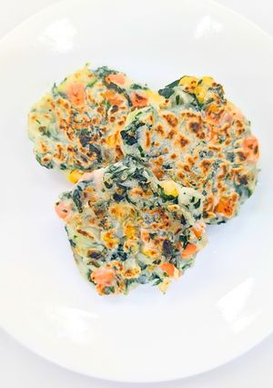 簡単！お子様にも！野菜たっぷり米粉おやき-レシピのメイン写真