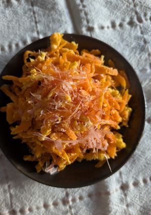 介護食 人参の卵炒め-レシピのメイン写真