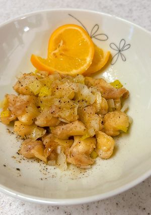 ☼コリコリが美味しい♪鶏ひざなんこつ炒め-レシピのメイン写真