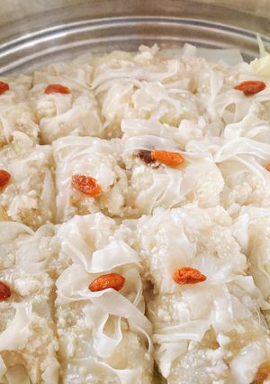 豆腐とエビの包まないふわふわシュウマイ-レシピのメイン写真