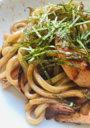 パパッと鶏焼きうどん-レシピのメイン写真
