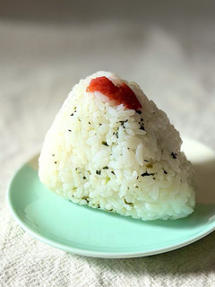 「しげき」でわさびご飯の梅干しおにぎり-レシピのメイン写真