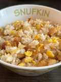 惣菜で簡単♪冷凍ご飯で唐揚げネギ炒飯