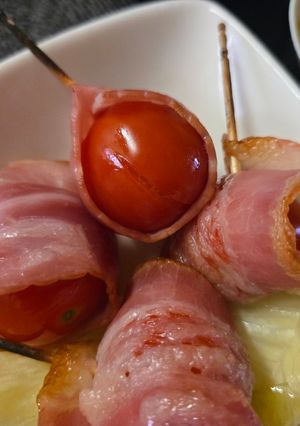 プチトマトのベーコン巻き-レシピのメイン写真