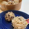 2色で華やか!肉団子のもち麦蒸し