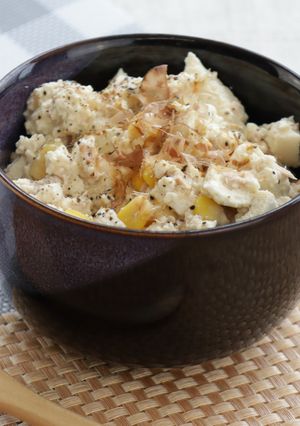 電子レンジで簡単!さらっと豆腐のツナコーン丼-レシピのメイン写真