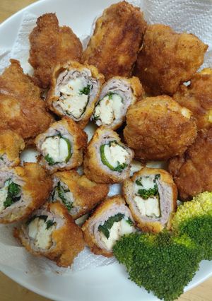 豚巻きチーズ厚揚げフライ（パセリ＆大葉入-レシピのメイン写真