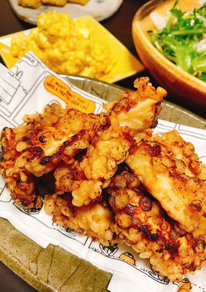 サクサクジューシーな揚げ玉チキン-レシピのメイン写真