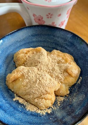 ダイエットお豆腐きな粉餅♪-レシピのメイン写真