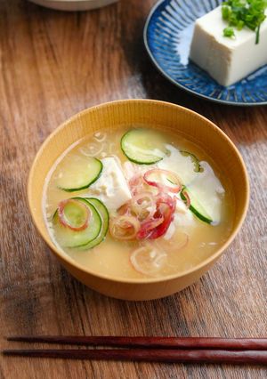 余った薬味で♪きゅうりとツナの冷や汁風-レシピのメイン写真