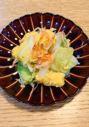 春キャベツと新玉ねぎの卵炒め☆簡単！-レシピのメイン写真
