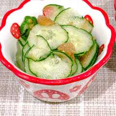 รูปของ きゅうりのさっぱり梅和え🥒🌸