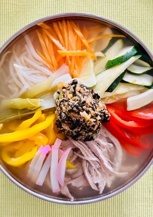 宮廷ククス（韓国風うどん）-レシピのメイン写真