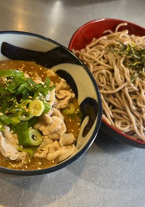 市販で激うま濃厚魚介豚骨醤油つけ蕎麦-レシピのメイン写真