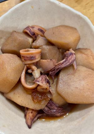 田舎料理*里芋とイカorタコの煮物-レシピのメイン写真