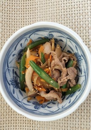 豚肉と彩り野菜のきんぴら by 草津市-レシピのメイン写真