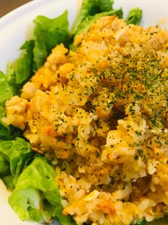 玉ねぎ&玉子のチーズソースチャーハン-レシピのメイン写真