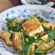 豆腐とニラのオイスターソース炒め