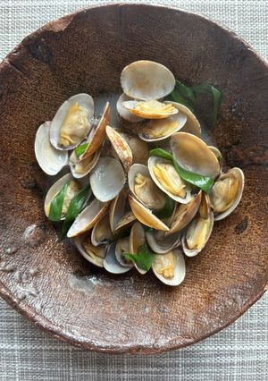紹興酒でアサリ酒蒸し-レシピのメイン写真