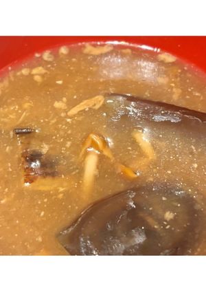 茄子となめこの味噌汁-レシピのメイン写真