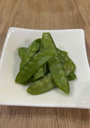 冷やしておいしい♪絹さやのマリネ-レシピのメイン写真