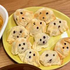 รูปของ 【ハロウィン】おばけさつまいも餡つつみ👻