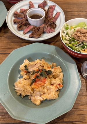 トマトとチキンの炊飯器リゾット-レシピのメイン写真
