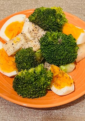 ブロッコリーと長芋の温野菜サラダ-レシピのメイン写真
