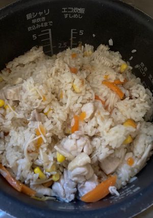 かやくご飯(炊き込みご飯)-レシピのメイン写真
