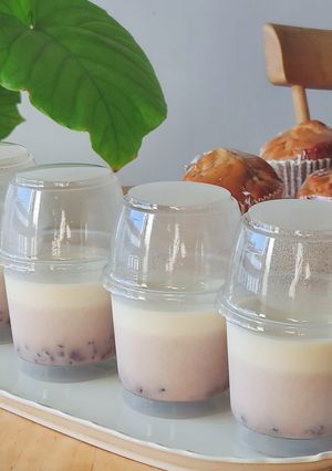 2層小豆デザート☆牛乳消費☆持ち寄り正月-レシピのメイン写真