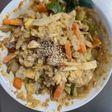 お一人様野菜たっぷりキムチウスター味炒飯