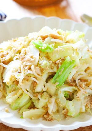 やみつき♡しらたきとキャベツの旨塩炒め-レシピのメイン写真