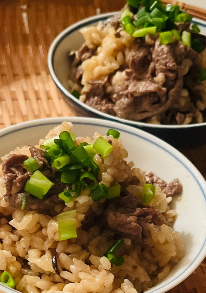 牛ごぼうの甘酒生姜炊き込みご飯-レシピのメイン写真