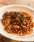 菊芋入りジャージャー風うどん