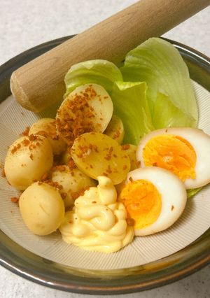 再現♪串カツ田中風自分でつぶすポテトサラダ-レシピのメイン写真