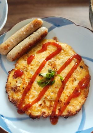 【節約】豆腐ふわふわオムレツ【調理簡単】-レシピのメイン写真