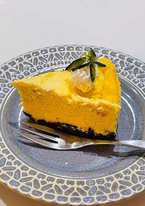 かぼちゃ🎃ニューヨークチーズケーキ簡単-レシピのメイン写真