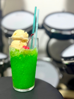 クリームソーダかき氷-レシピのメイン写真
