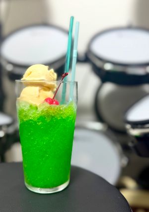 クリームソーダかき氷-レシピのメイン写真