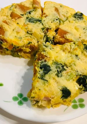 タンパク質たっぷり！炊飯器でキッシュ風！-レシピのメイン写真