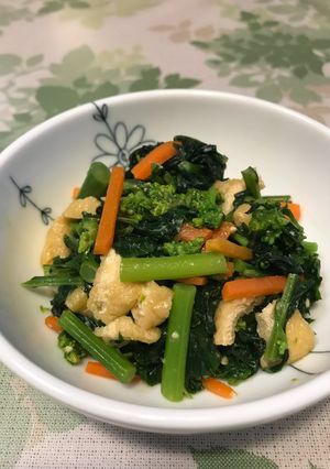 とう菜のみそ炒め-レシピのメイン写真
