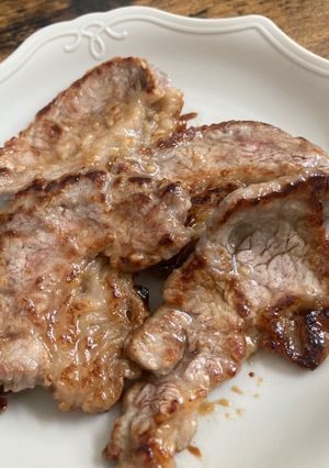 牛ロース焼き肉-レシピのメイン写真