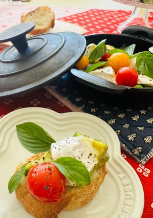 カマンベールチーズで焼きカプレーゼ-レシピのメイン写真