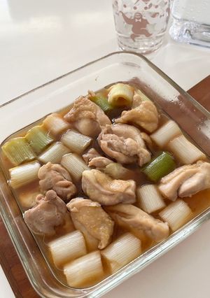 レンチン　鶏もも煮-レシピのメイン写真
