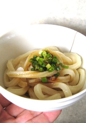 干しうどんで作る醤油&かけうどん-レシピのメイン写真